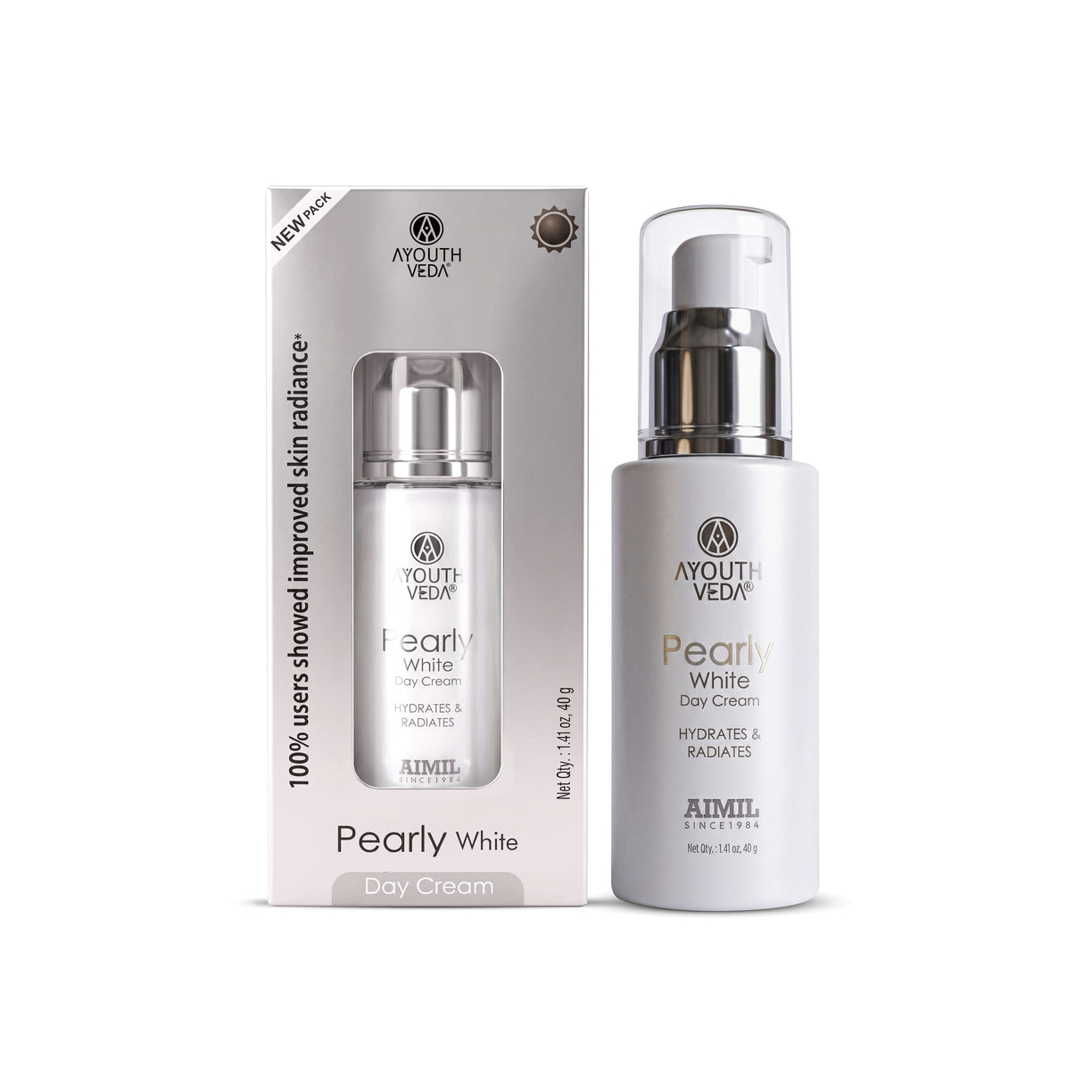 AyouthVeda Pearly White Day Cream 40g for Glowing & Radiant Skin