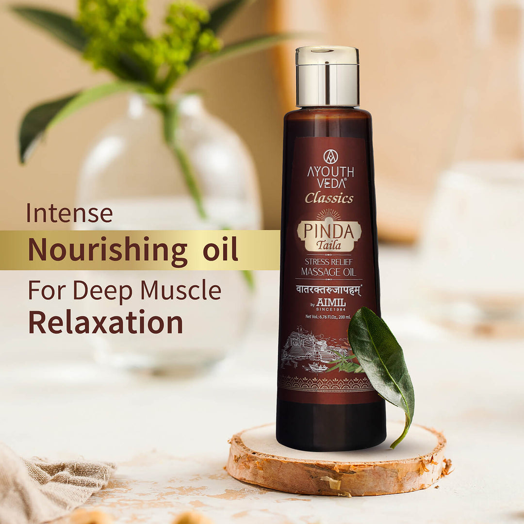 Pinda Taila for stress relief body massage 200ml - Ayouthveda