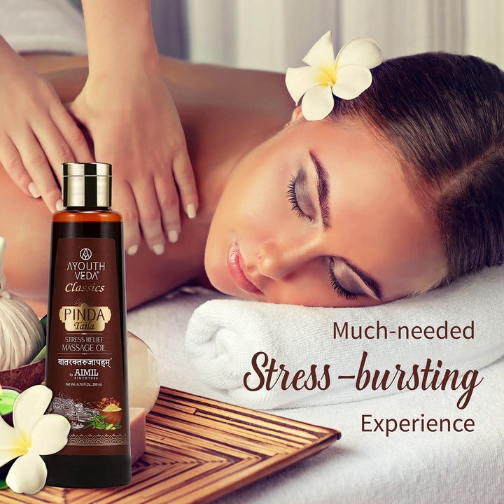 Pinda Taila for stress relief body massage 200ml - Ayouthveda