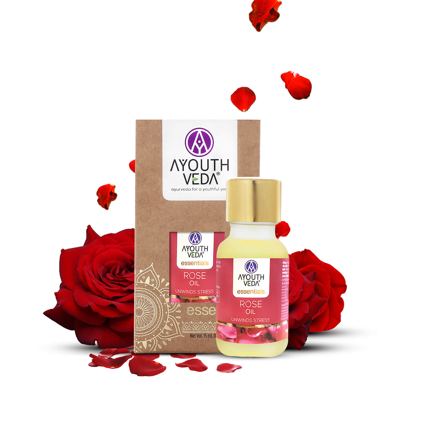Rose Essential Oil 15 ml - Ayouthveda