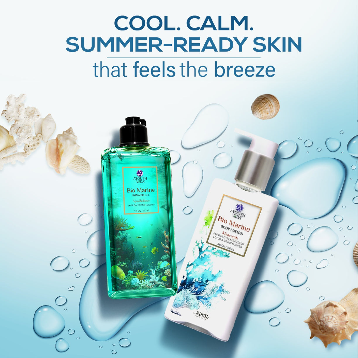 Bio Marine Skincare Combo – Summer-Ready Shower Gel & Body Lotion