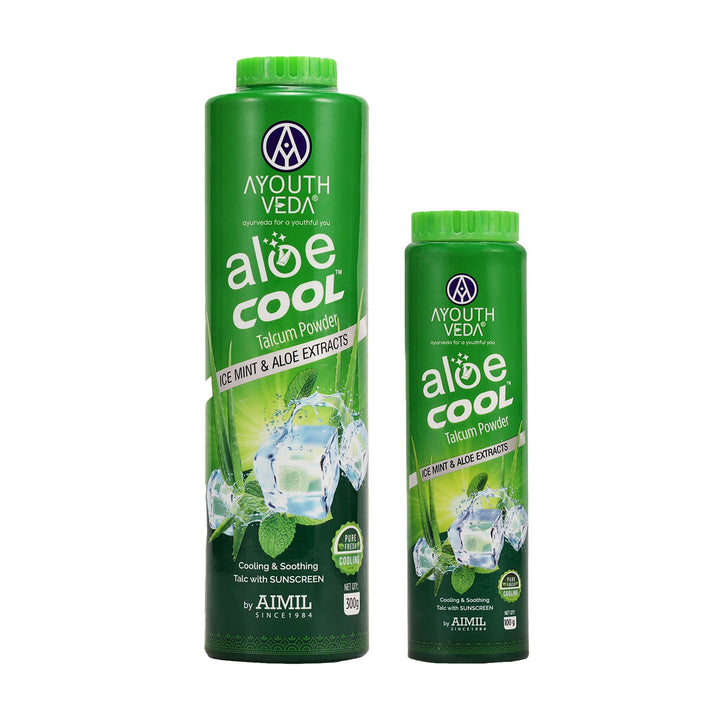 Aloe Cool Talcum Powder with Mint and Aloe Extracts 300g + 100g Free