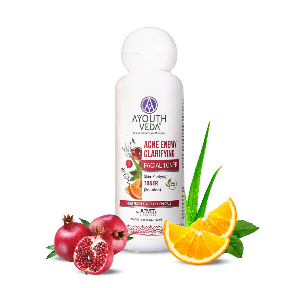 Acne Enemy Clarifying Facial Toner For Acne Prone Skin    (Net Qty- 100 ml) - Ayouthveda