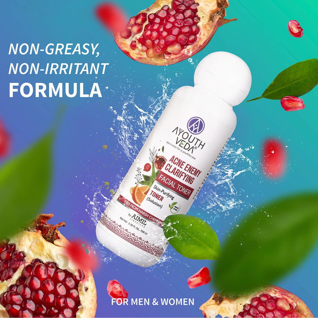 Acne Enemy Clarifying Facial Toner For Acne Prone Skin    (Net Qty- 100 ml) - Ayouthveda