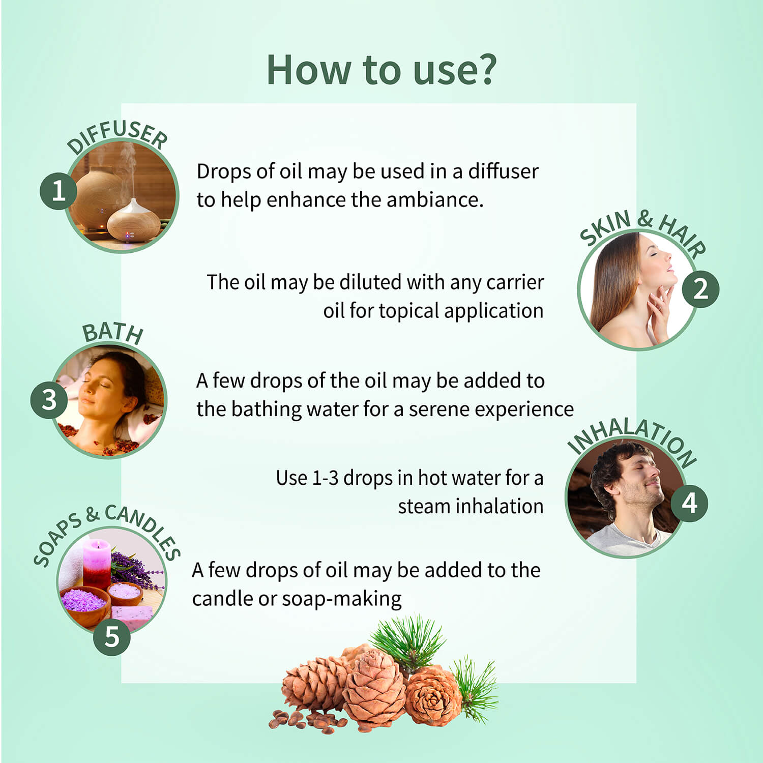 Cedarwood Essential Oil (Net Qty -15ml ) - Ayouthveda