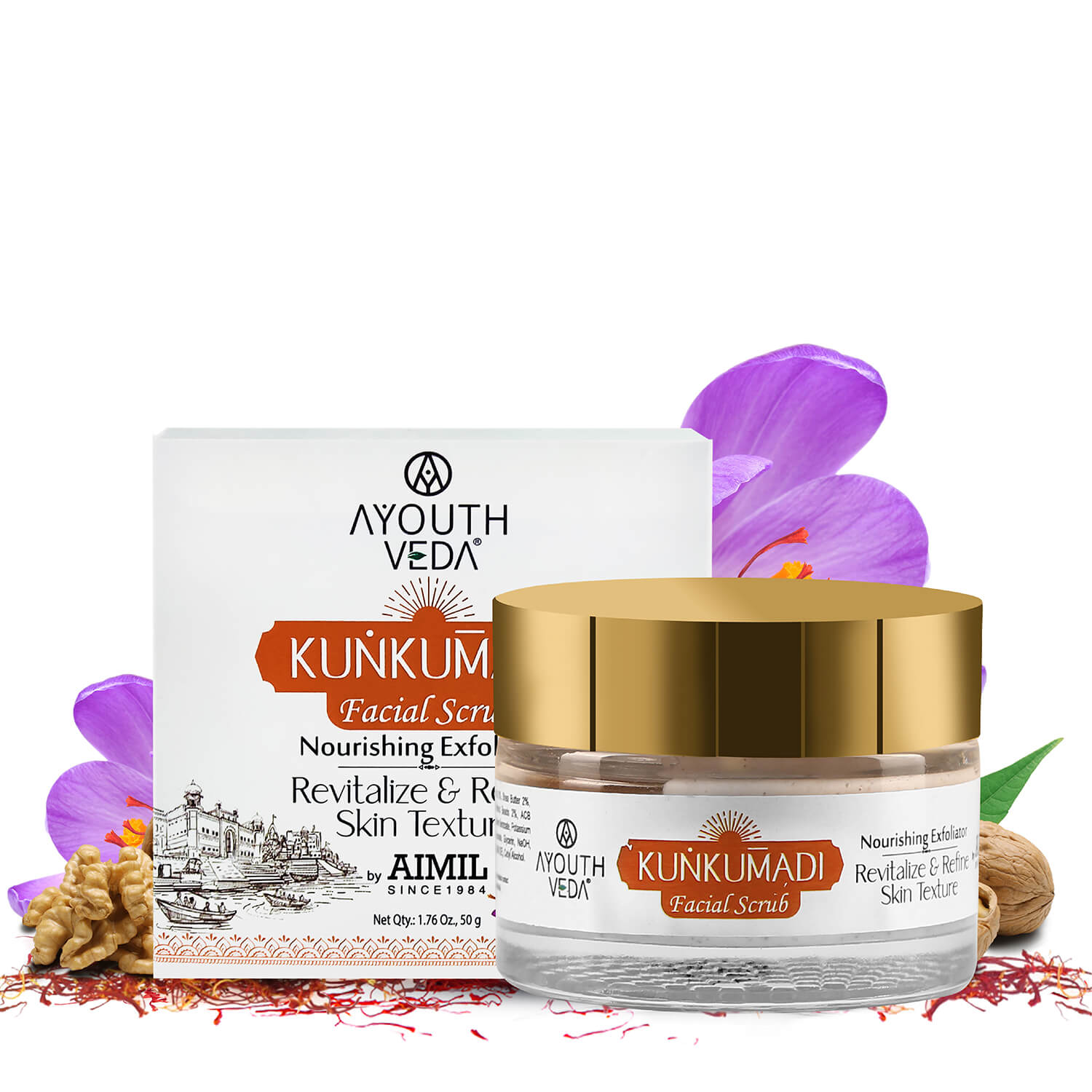 Kunkumadi Facial Scrub ( Net Qty -50g ) - Ayouthveda