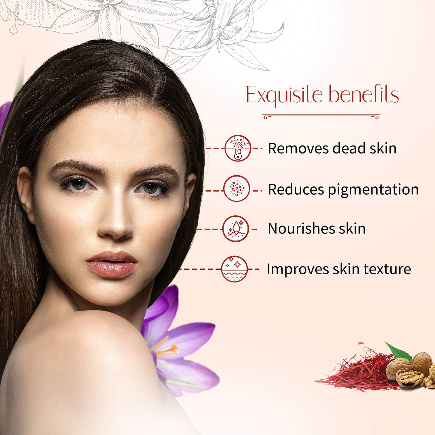 Kunkumadi Facial Scrub ( Net Qty -50g ) - Ayouthveda