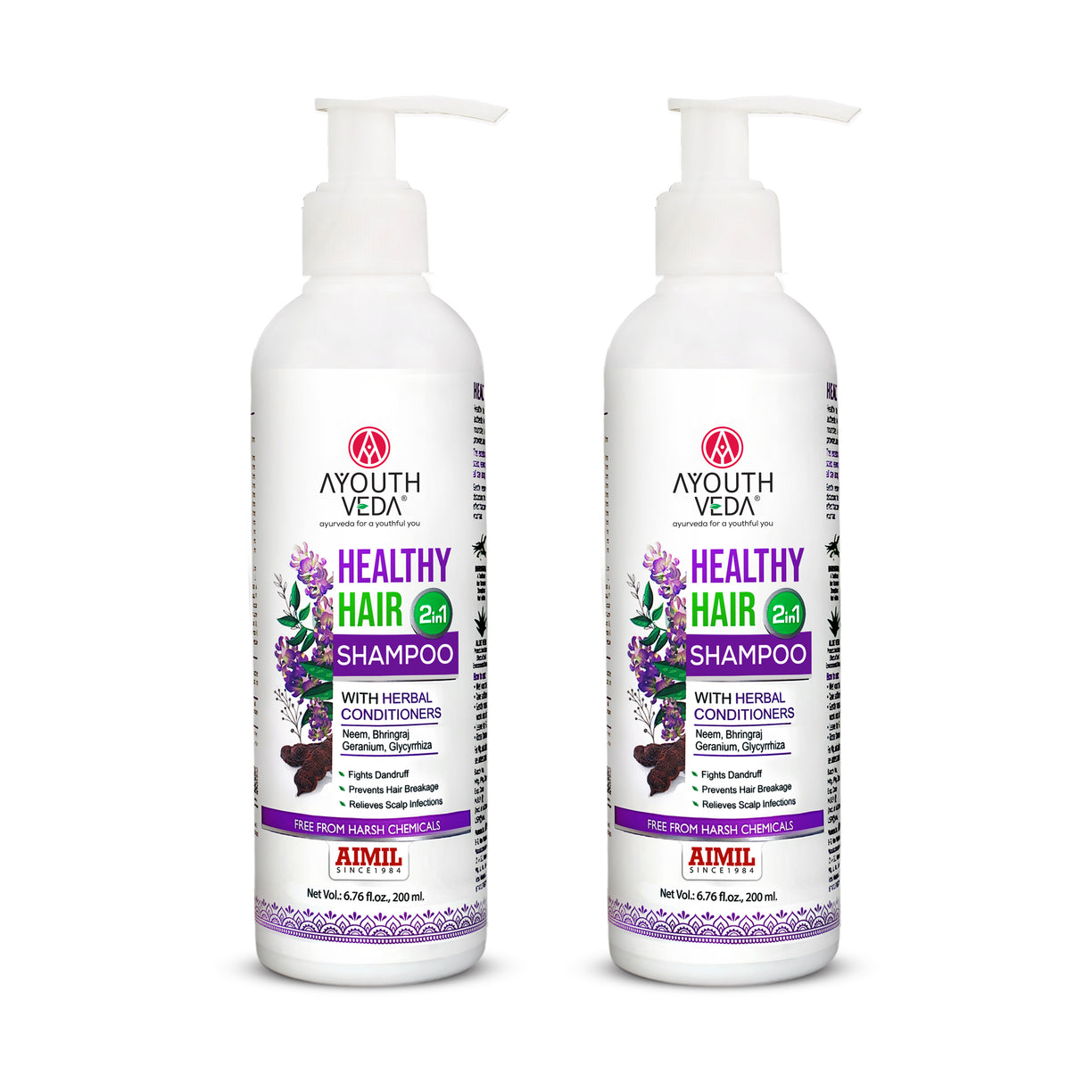 Healthy Hair Shampoo With Bhringraj and Shikakai ( Net Qty- 200ml )