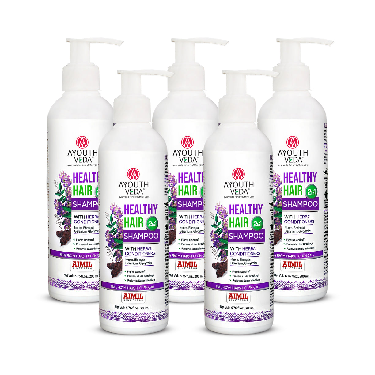 Healthy Hair Shampoo With Bhringraj and Shikakai ( Net Qty- 200ml )