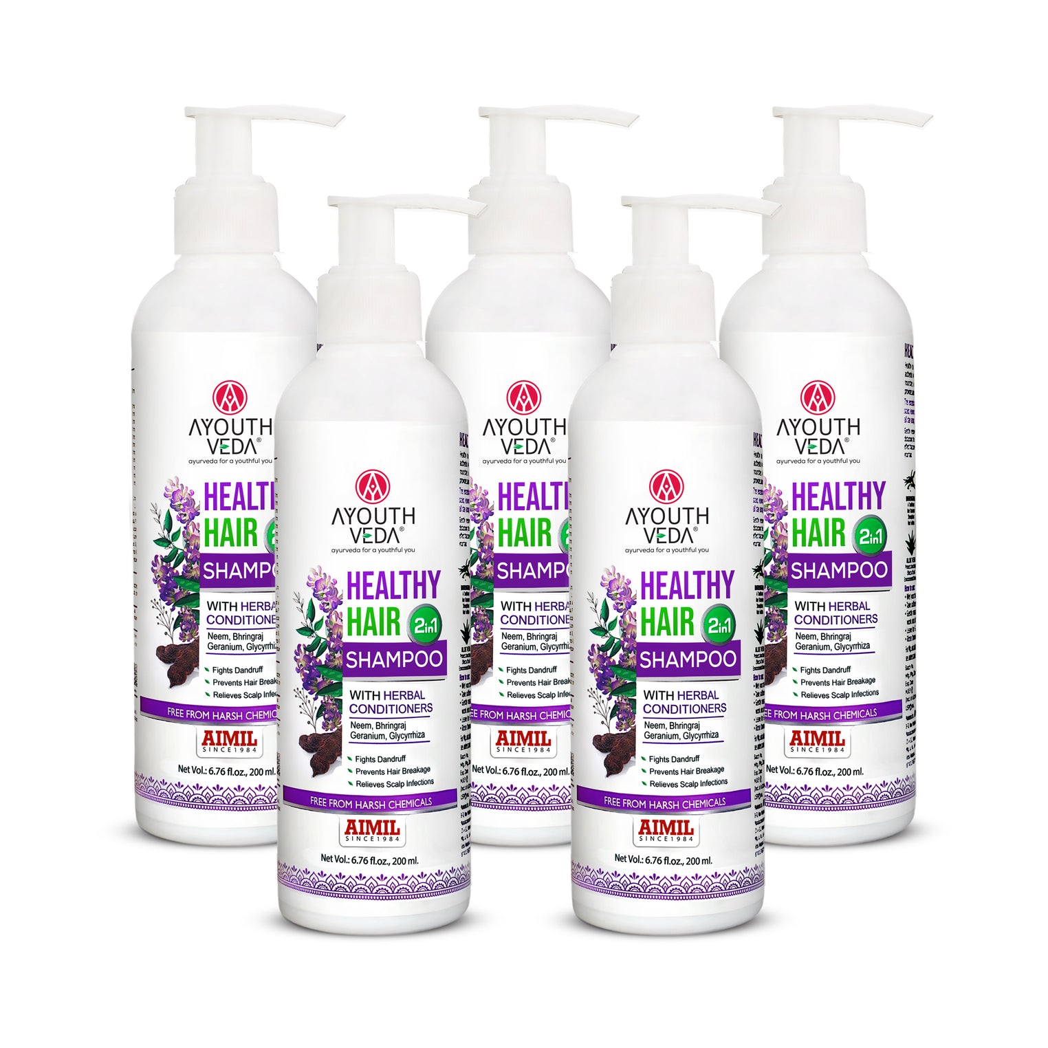 Healthy Hair Shampoo With Bhringraj and Shikakai ( Net Qty- 200ml )