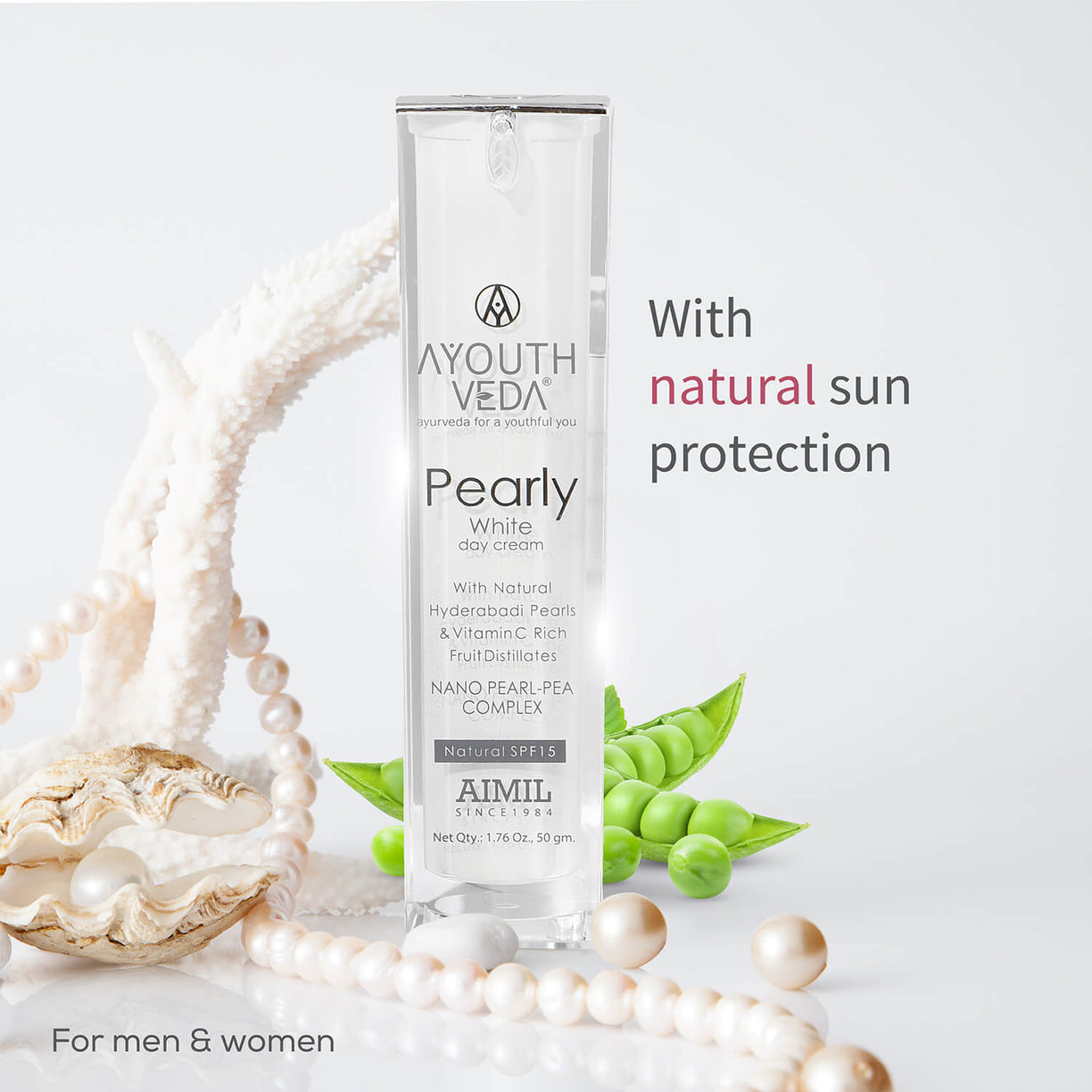 Pearly White Day Cream - Ayouthveda