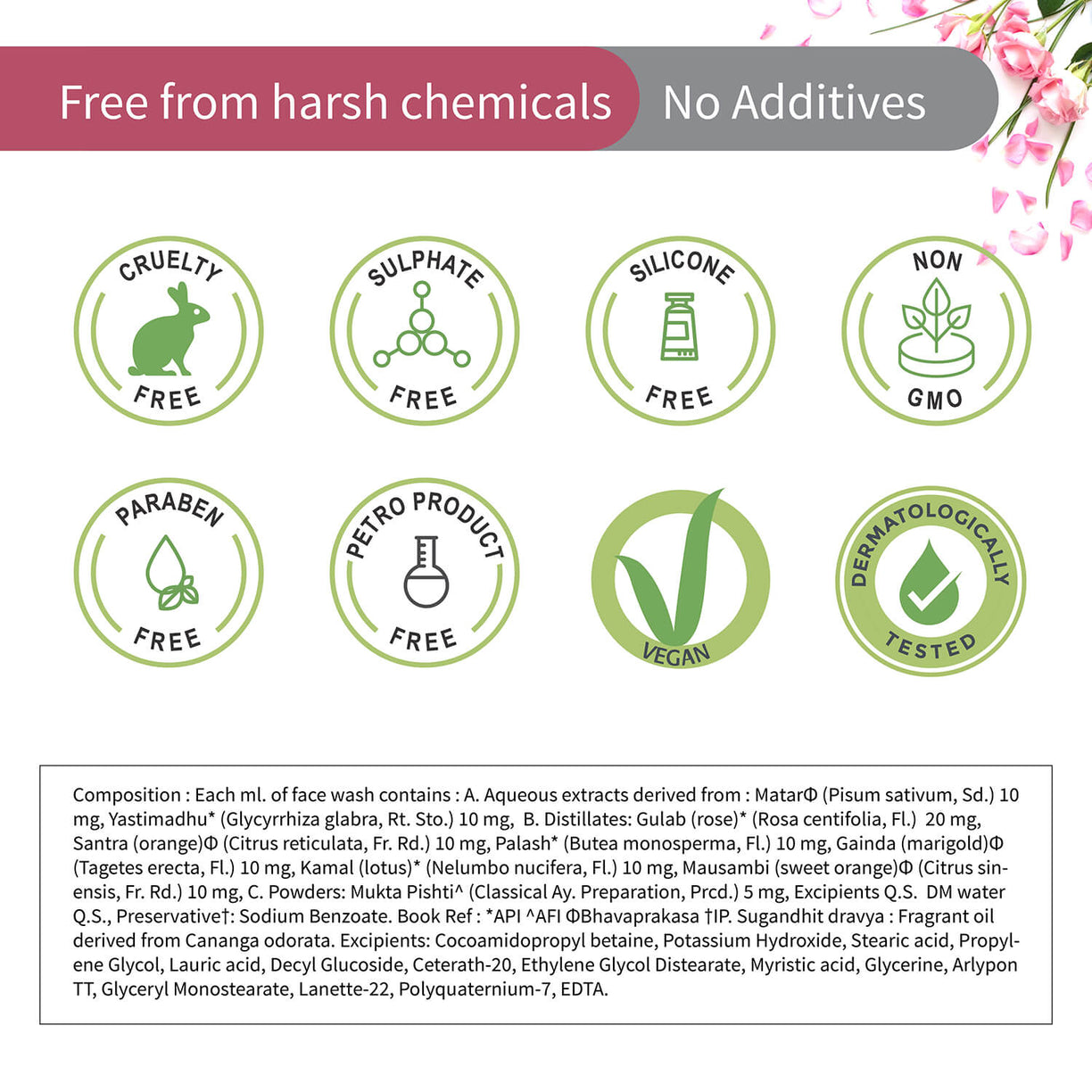 Pearly White Face Wash 100ml - Ayouthveda