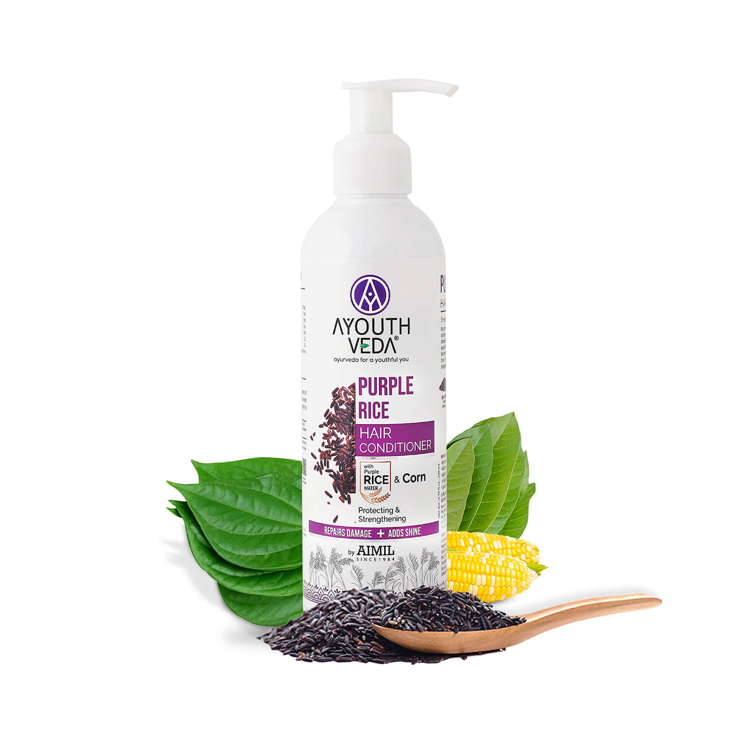 Purple Rice Hair Conditioner 200ml - Ayouthveda