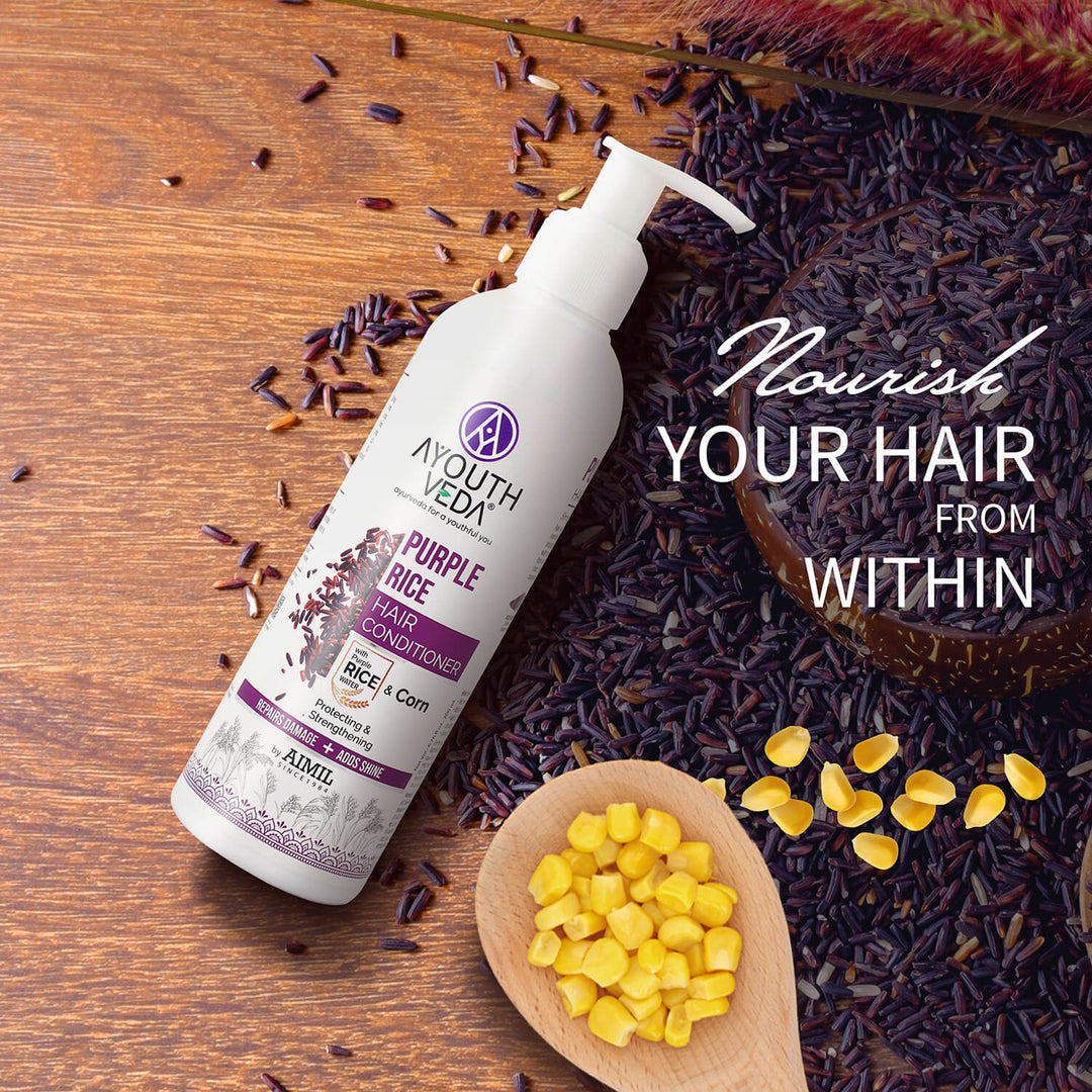 Purple Rice Hair Conditioner 200ml - Ayouthveda