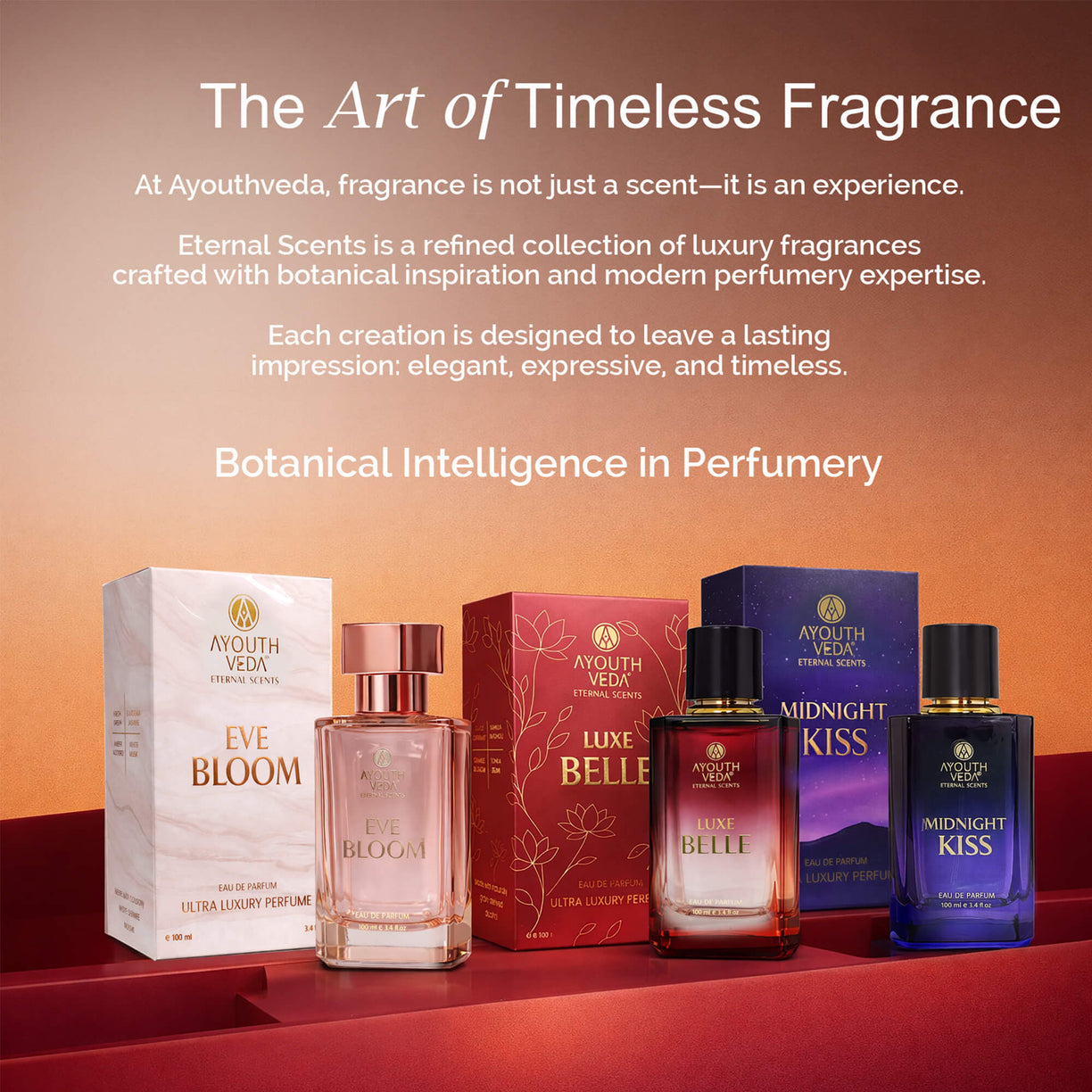 Ayouthveda Luxe Belle Eau De Parfum for Women | Long-Lasting Sweet Floral Luxury Perfume | Black Currant, Vanilla Patchouli, Orange Blossom & Tonka Bean | Elegant & Premium Fragrance | 100 ml