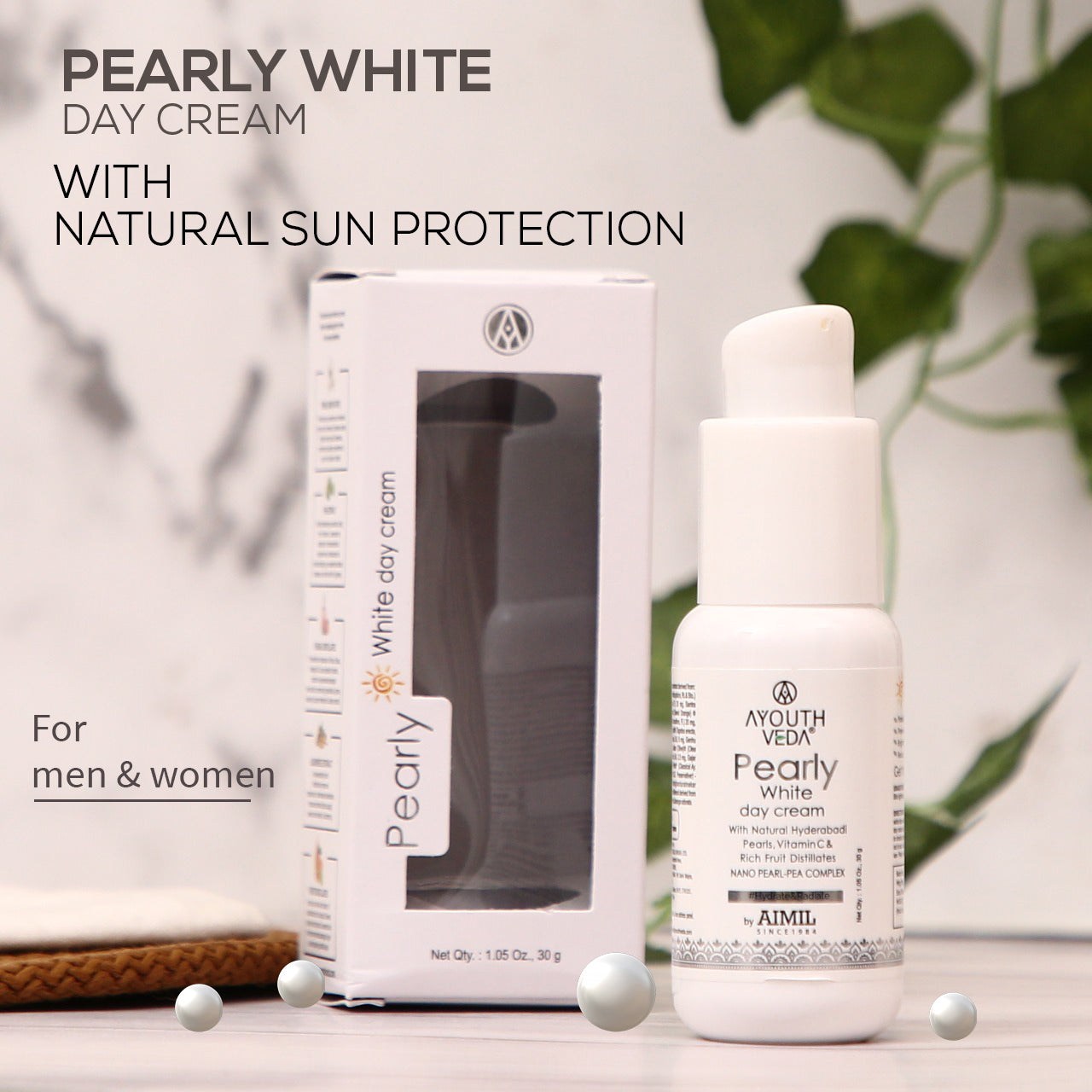 Pearly White Day Cream - Ayouthveda